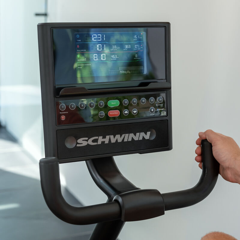 Schwinn 290 Recumbent Bike Console Screen - expanded view